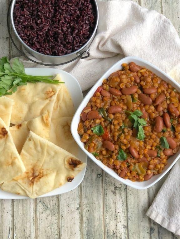 Red Bean and Lentil Curry