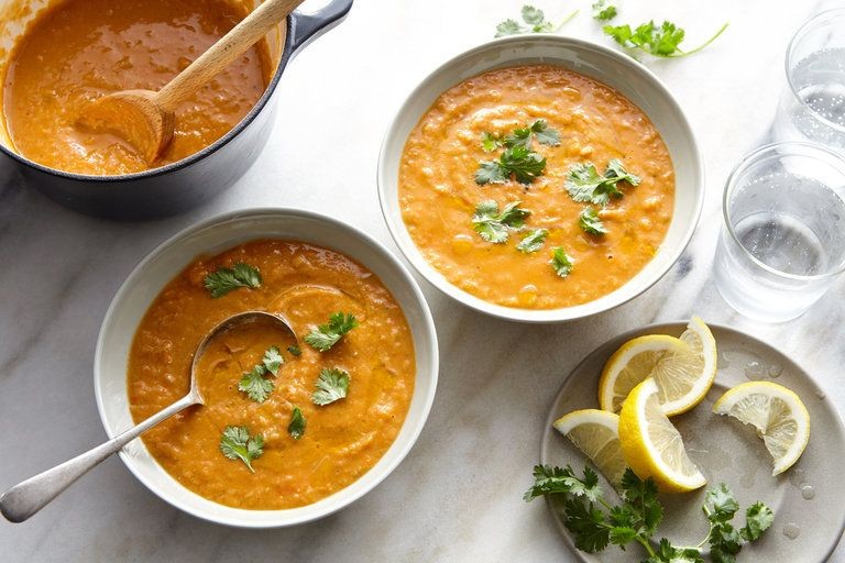 Red Lentil Soup with Cumin and Lemon