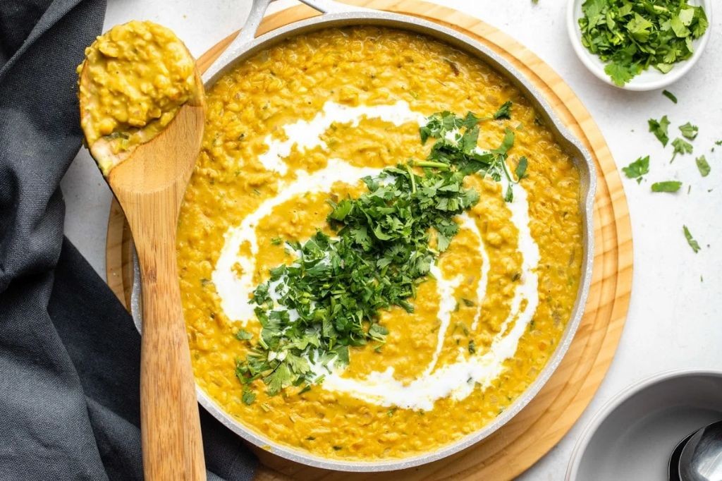 Red Lentil and Coconut Milk Curry