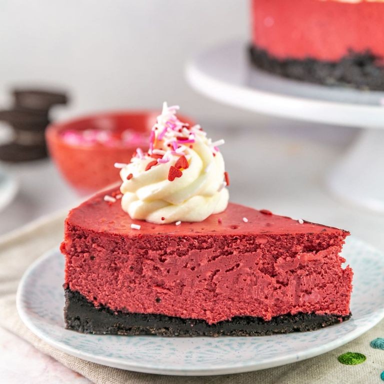 Red Velvet Philadelphia Cheesecake Filling
