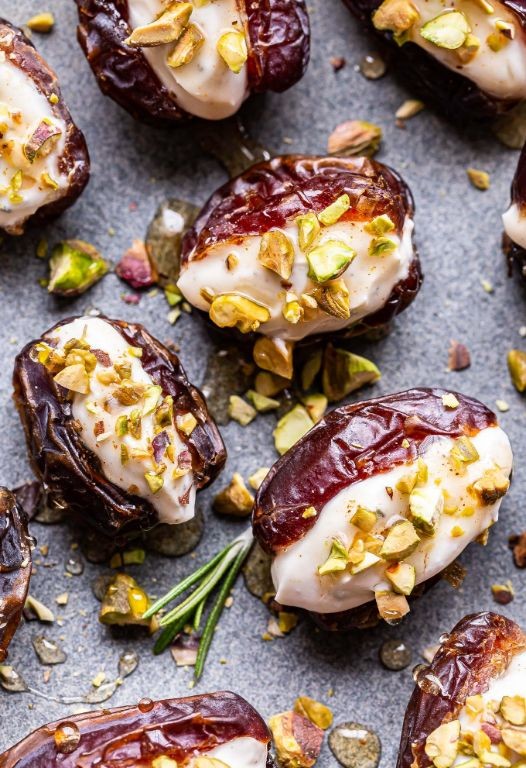 Ricotta and Lemon Stuffed Dates