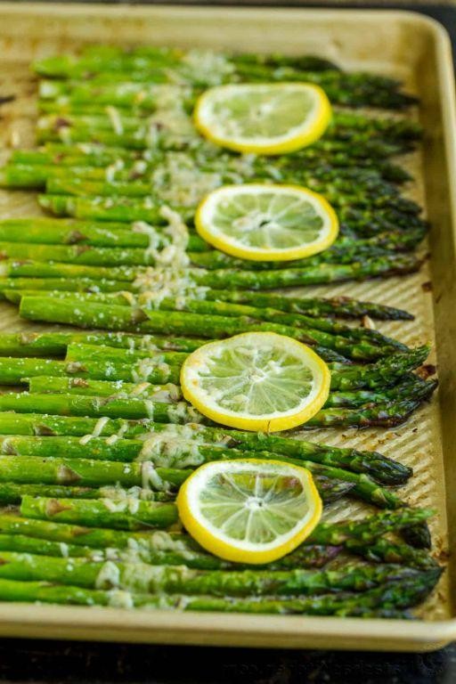 Roasted Asparagus with Lemon and Parmesan