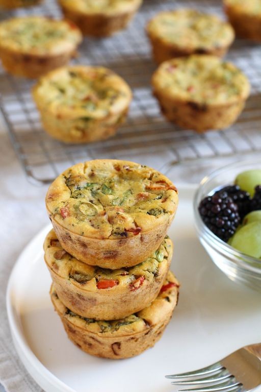 Roasted Chickpea Flour Veggie Bites