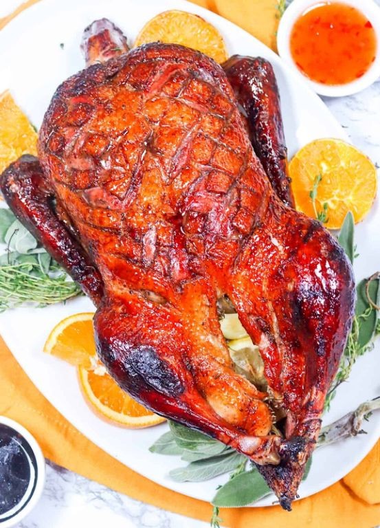 Roasted Duck with Garlic and Cumin