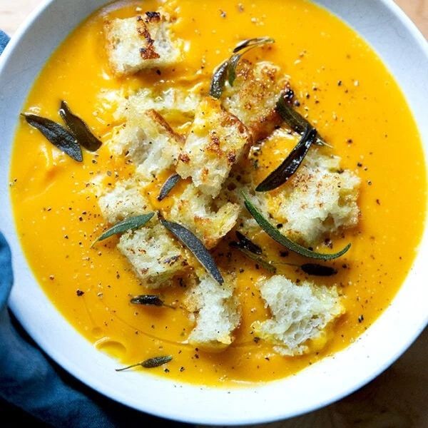 Roasted Garlic Butternut Squash Soup