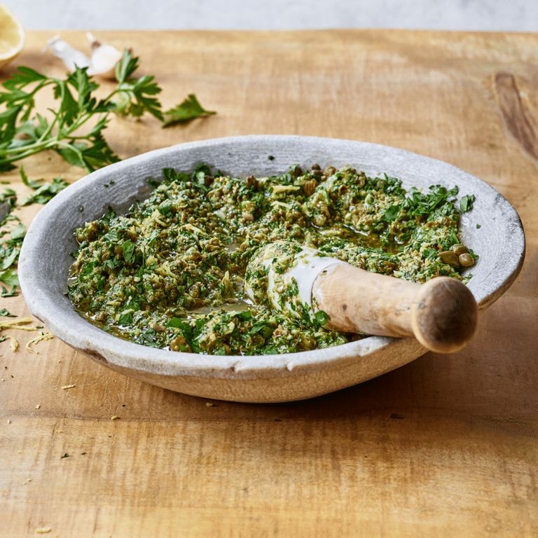 Roasted Garlic Salsa Verde