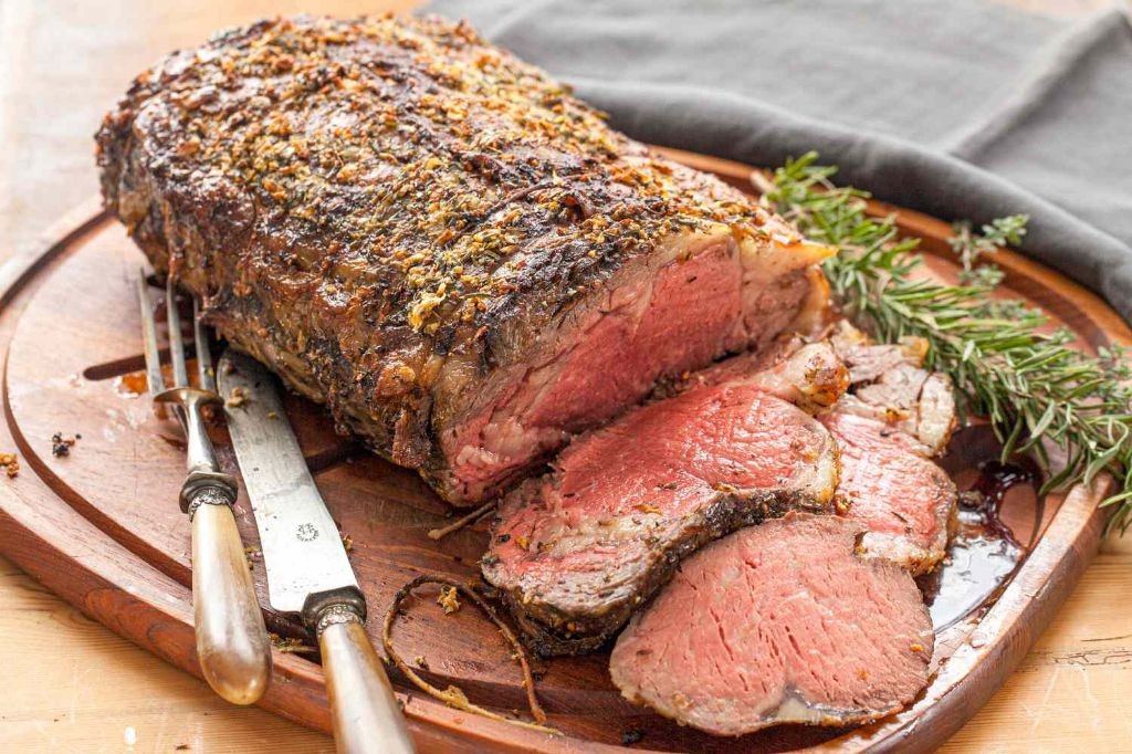 Roasted Garlic and Herb Prime Rib