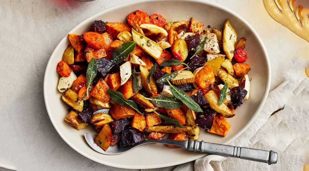 Roasted Organic Vegetable Medley with Herbs
