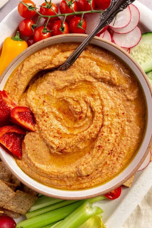 Roasted Red Pepper Hummus