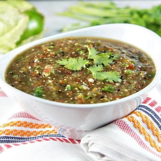 Roasted Tomatillo Salsa Verde