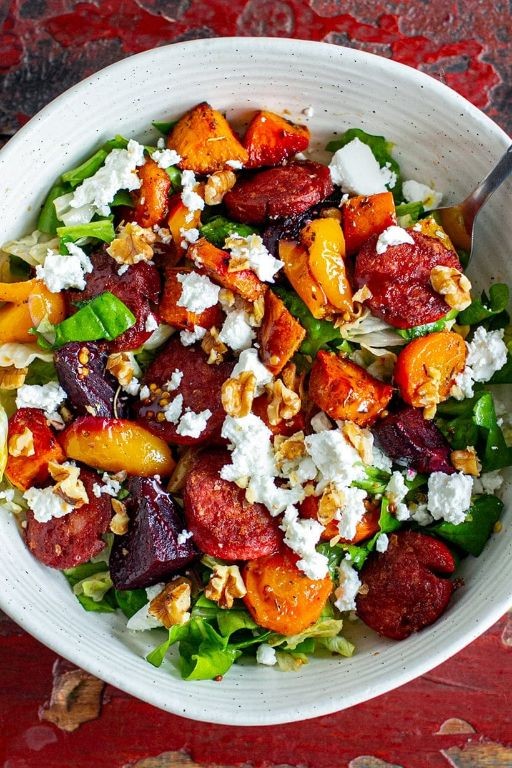 Roasted Vegetable Salad with Feta