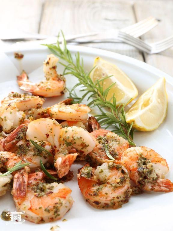 Rosemary Garlic Butter Shrimp