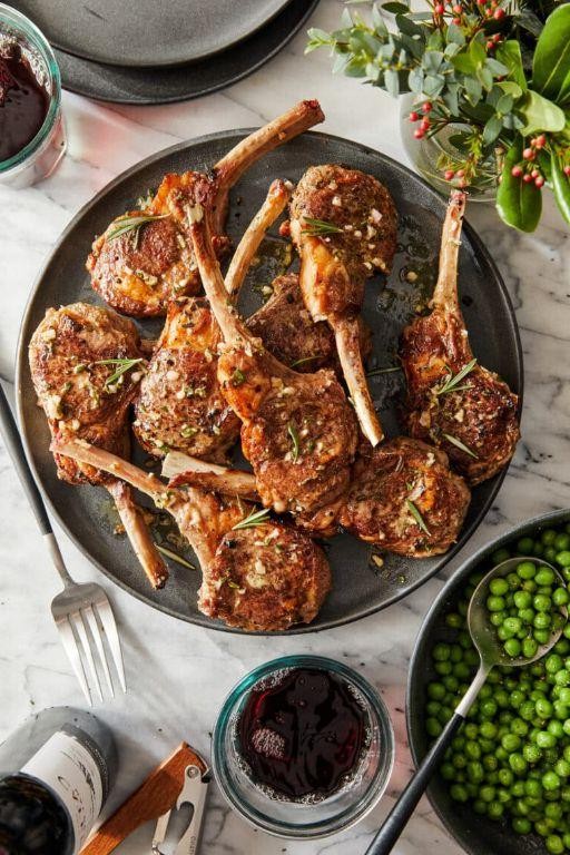 Rosemary Garlic Roasted Lamb Chops