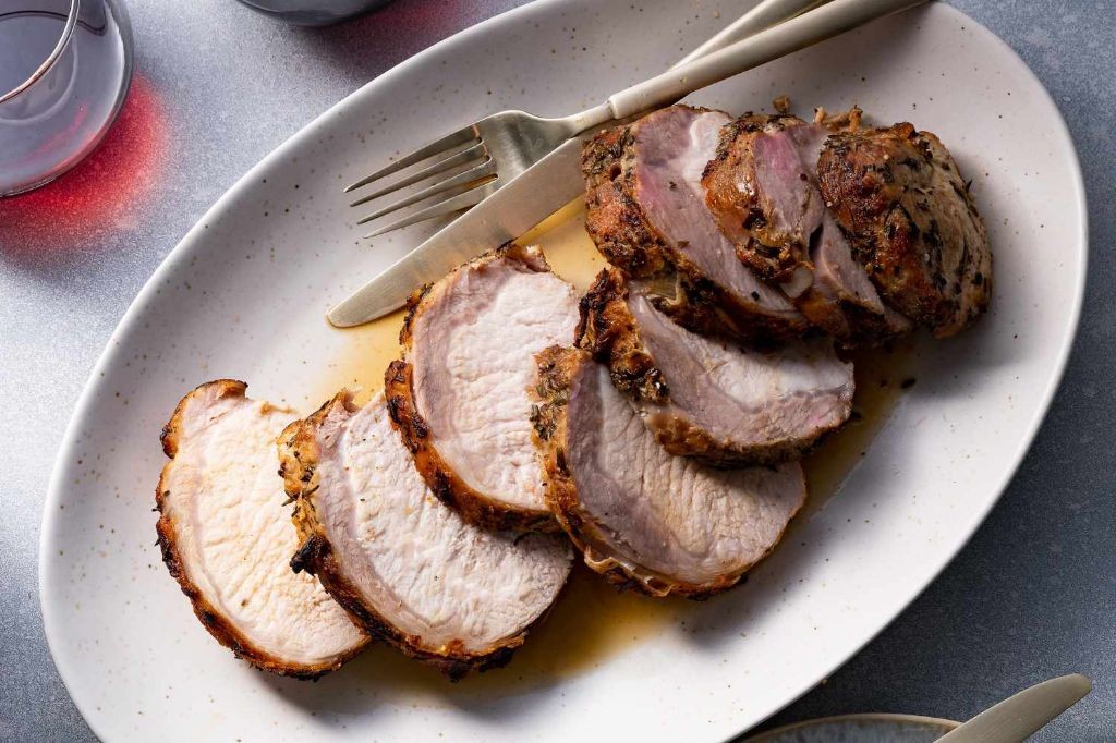 Rosemary and Garlic Pork Sirloin Roast