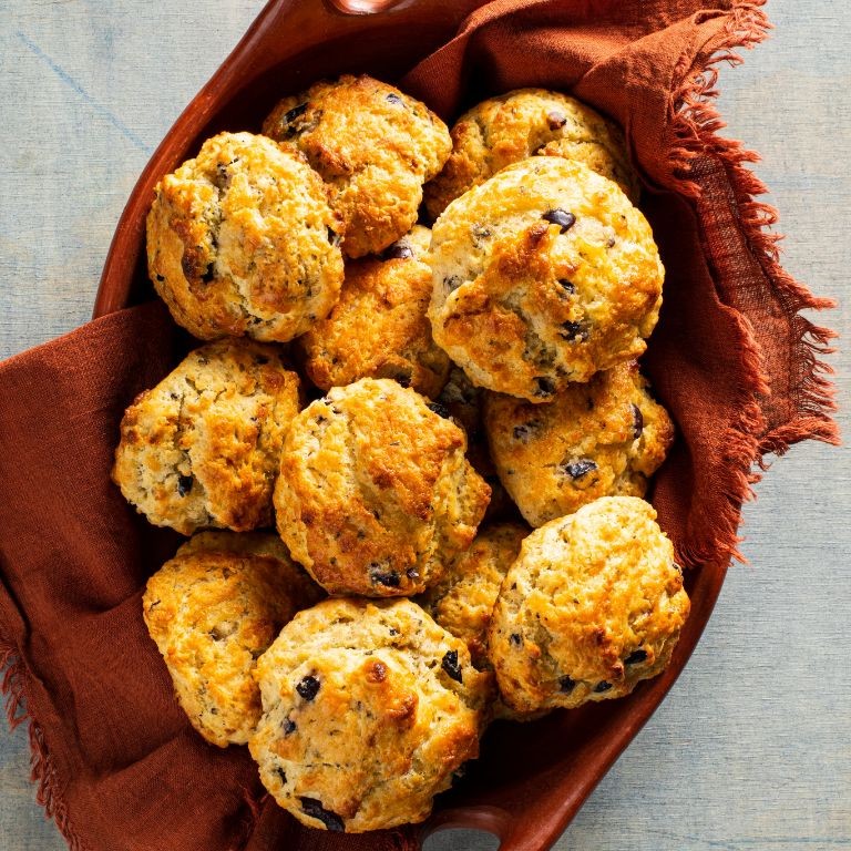 Rosemary and Olive Oil Drop Biscuits