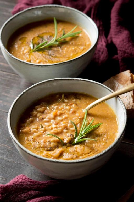 Rustic Tuscan Wedding Soup with Farro