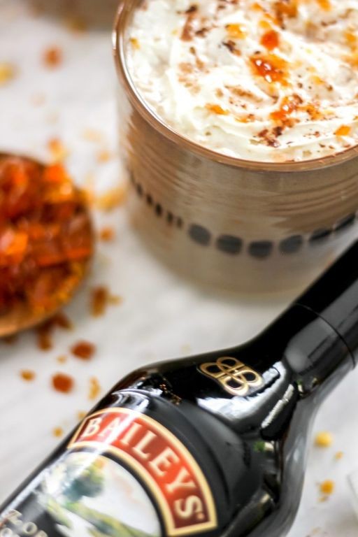 Salted Caramel Hot Chocolate with Baileys