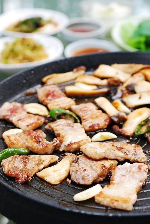 Samgyeopsal (Grilled Pork Belly)