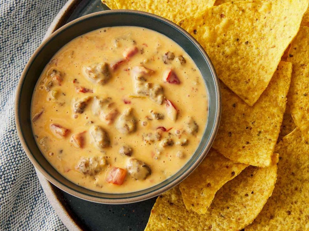 Sausage and Pepper Jack Nacho Dip