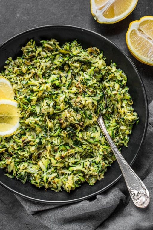 Sauteed Zucchini with Garlic and Lemon