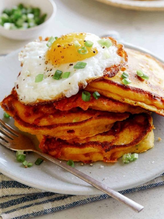 Savory Pumpkin Pancakes