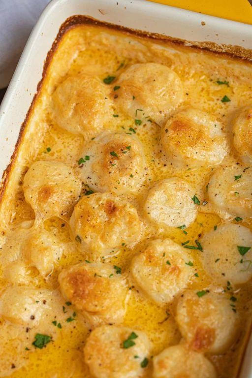 Scallop Gratin with Parmesan Crust