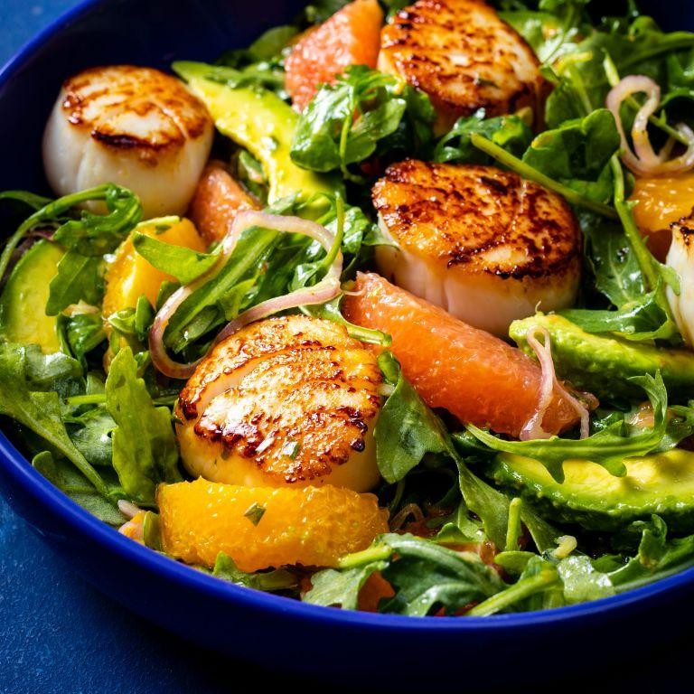 Scallop Salad with Citrus Vinaigrette