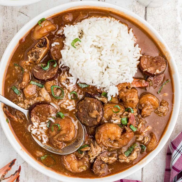 Seafood Gumbo with Mirepoix Trinity