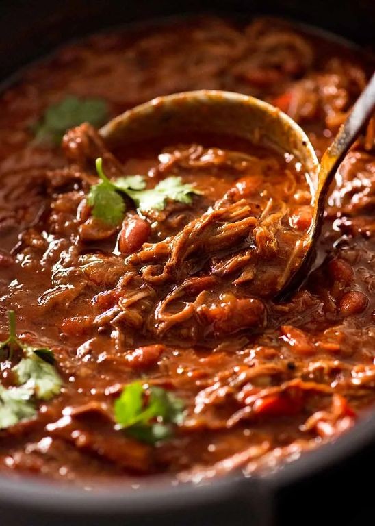Shredded Beef Chili