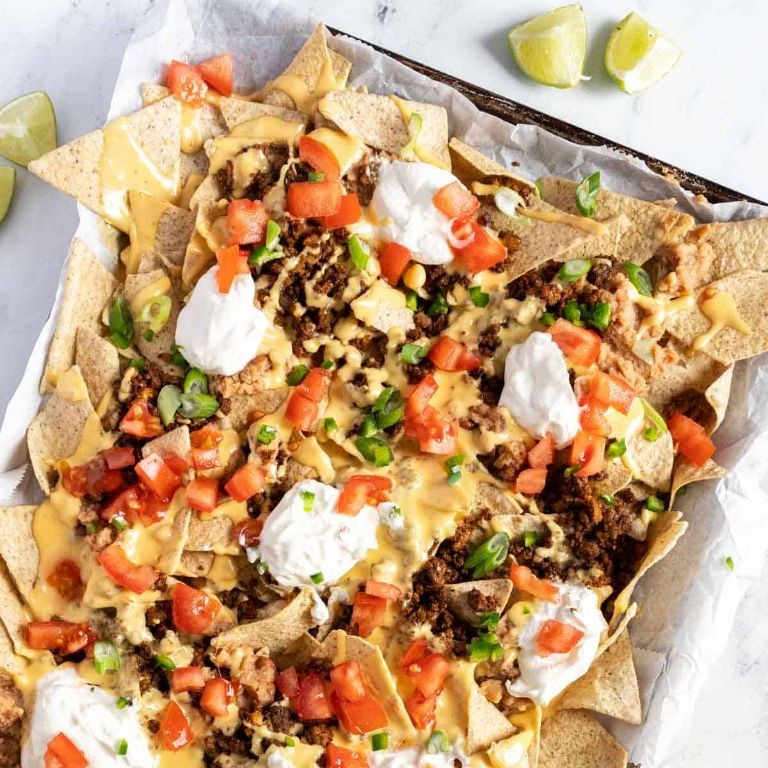Shredded Beef Nachos Supreme