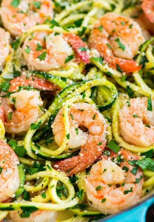Shrimp Scampi with Zucchini Noodles