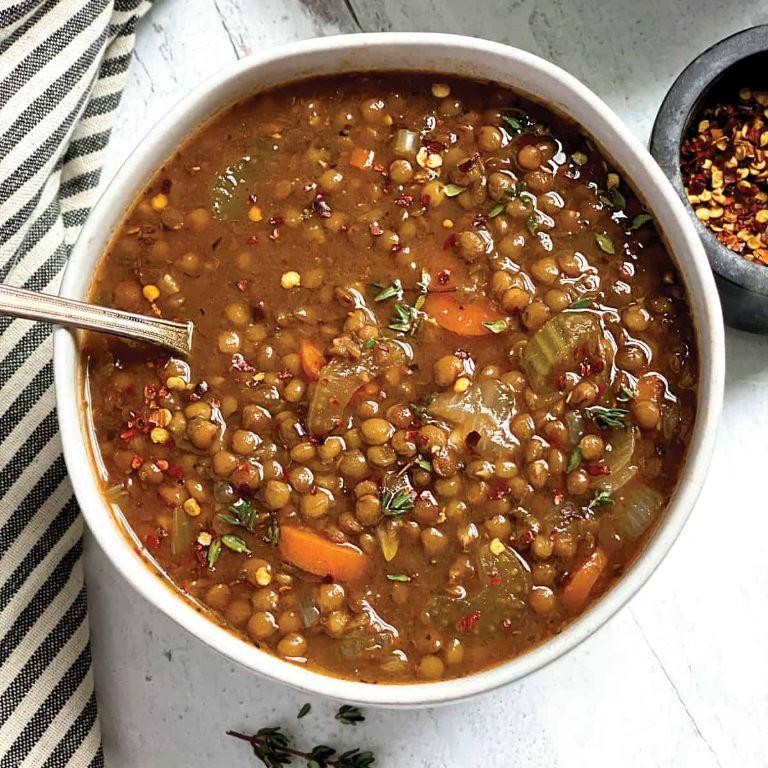 Simple Greek Lentil Soup
