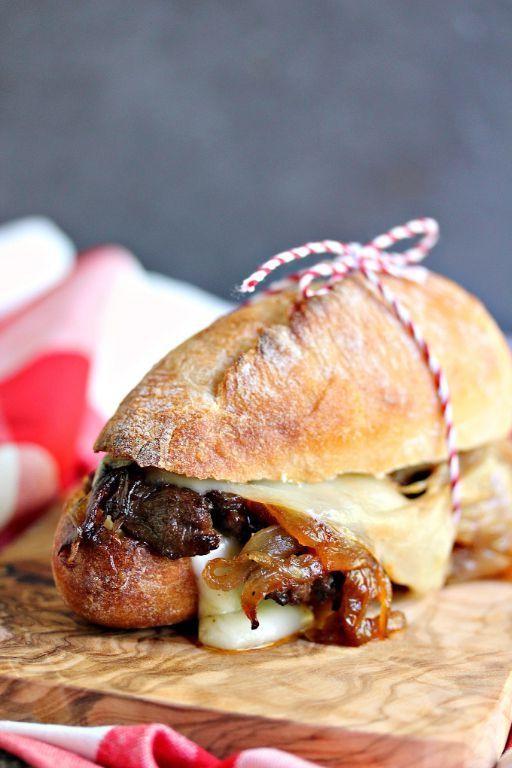 Sirloin Steak Sandwich with Caramelized Onions