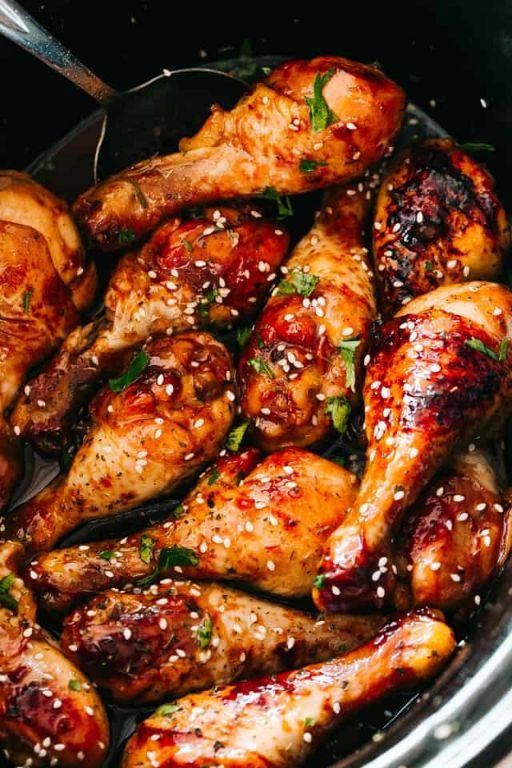 Slow Cooker Asian-Style Soy Ginger Chicken Legs