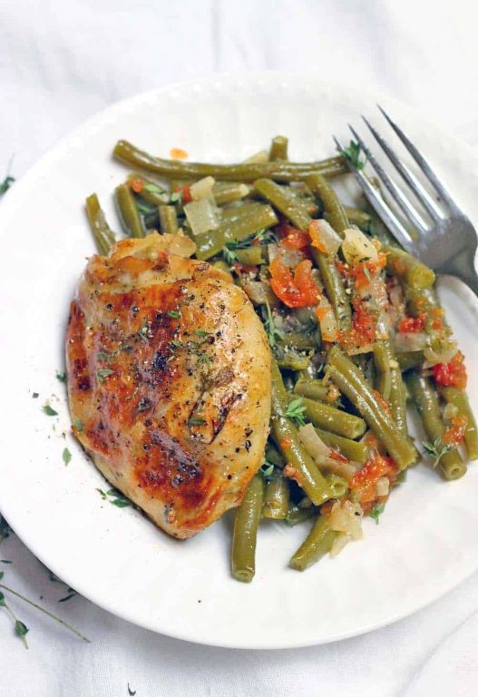 Slow Cooker Chicken and Green Beans