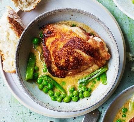 Slow Cooker Honey Mustard Chicken Legs