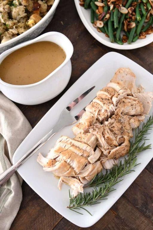 Slow-Cooked Butterball Turkey with Herb Gravy