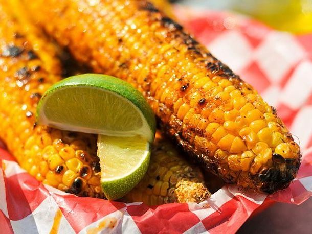 Smoked Corn on the Cob with Chili Lime Butter