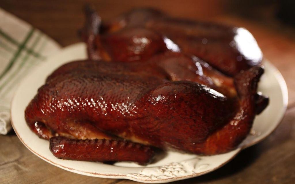 Smoked Duck Legs with Maple Bourbon Glaze