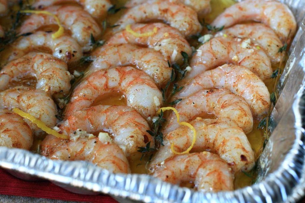 Smoked Garlic Butter Shrimp