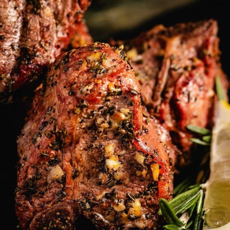 Smoked Lamb Chops with Rosemary