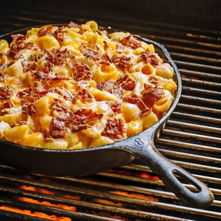 Smoked Mac and Cheese with Bacon