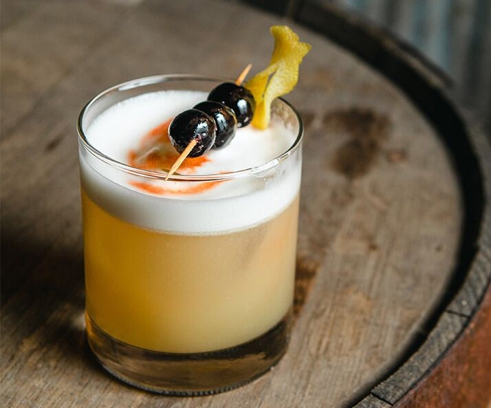 Smoked Maple Bourbon Sour