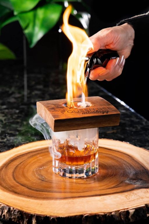 Smoked Old Fashioned with Bourbon