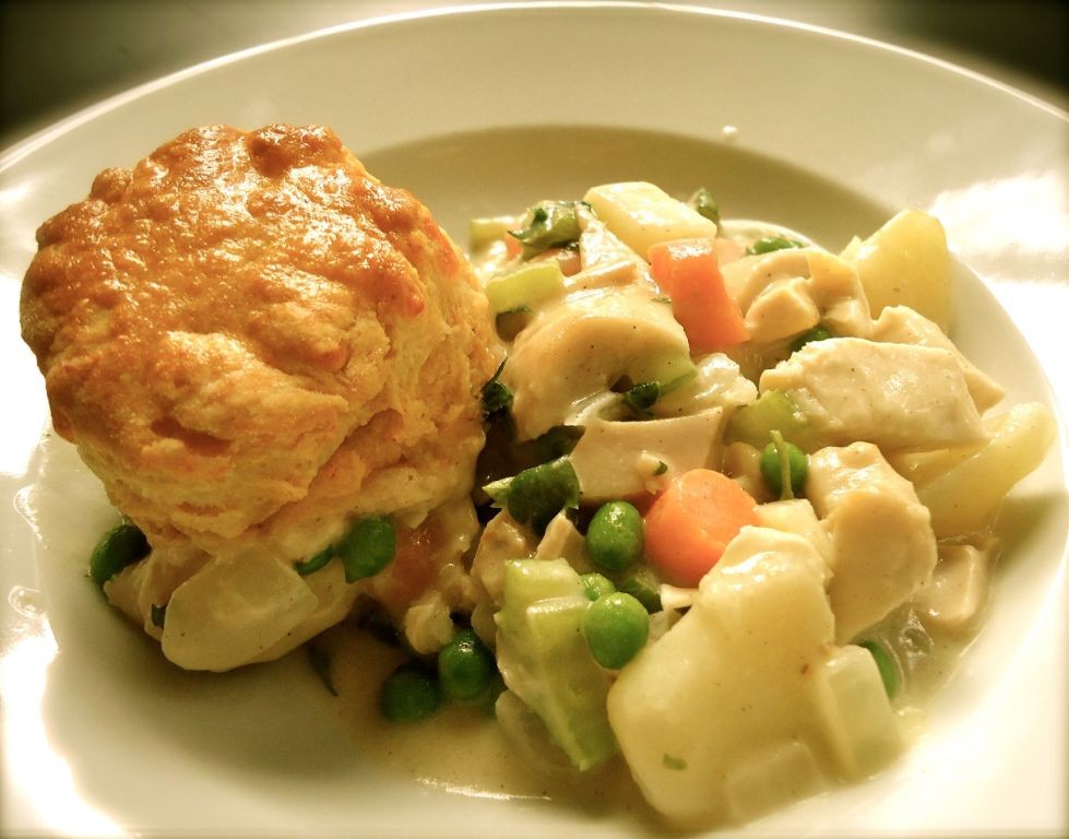 Smoked Paprika Chicken and Biscuit Pot Pie