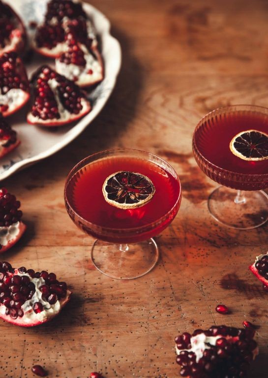 Smoked Pomegranate Martini