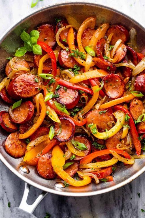 Smoked Sausage and Peppers