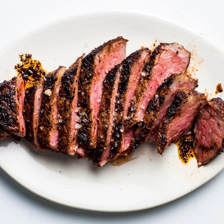 Smoked Sirloin Steak with Coffee Rub