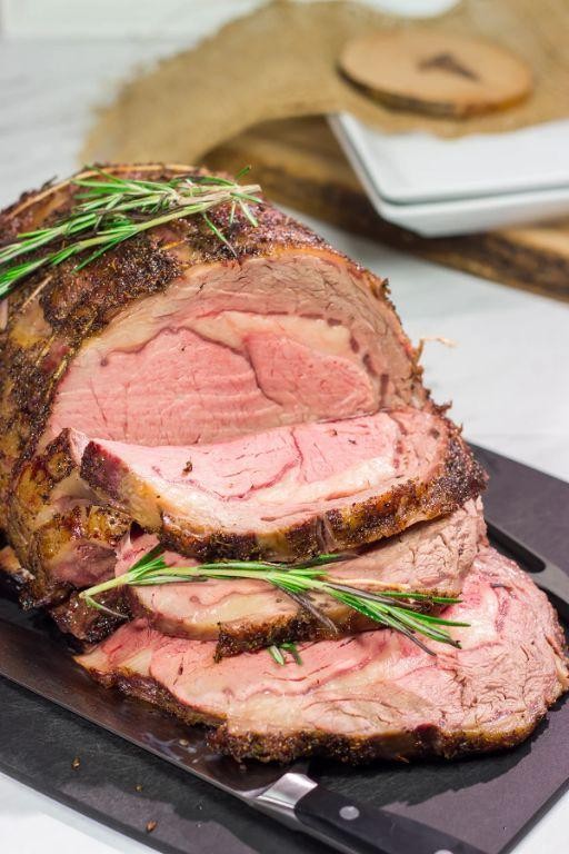 Smoked Standing Rib Roast with Hickory Wood