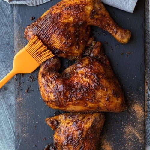 Smoky BBQ Chicken Thighs and Legs